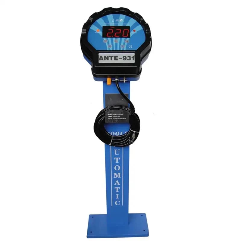 Pompa Elettrica di Gonfiaggio Pneumatici Auto ad Alta Precisione con Riconoscimento Automatico e Display LED, Tipo Sospeso