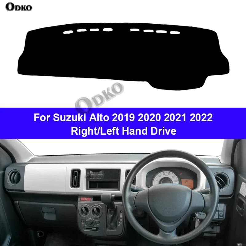 Auto Car Dashboard Cover Dash Mat Carpet Cape for Suzuki Alto 2019 2020 2021 2022 Anti-sun Shade Auto Protector Rug