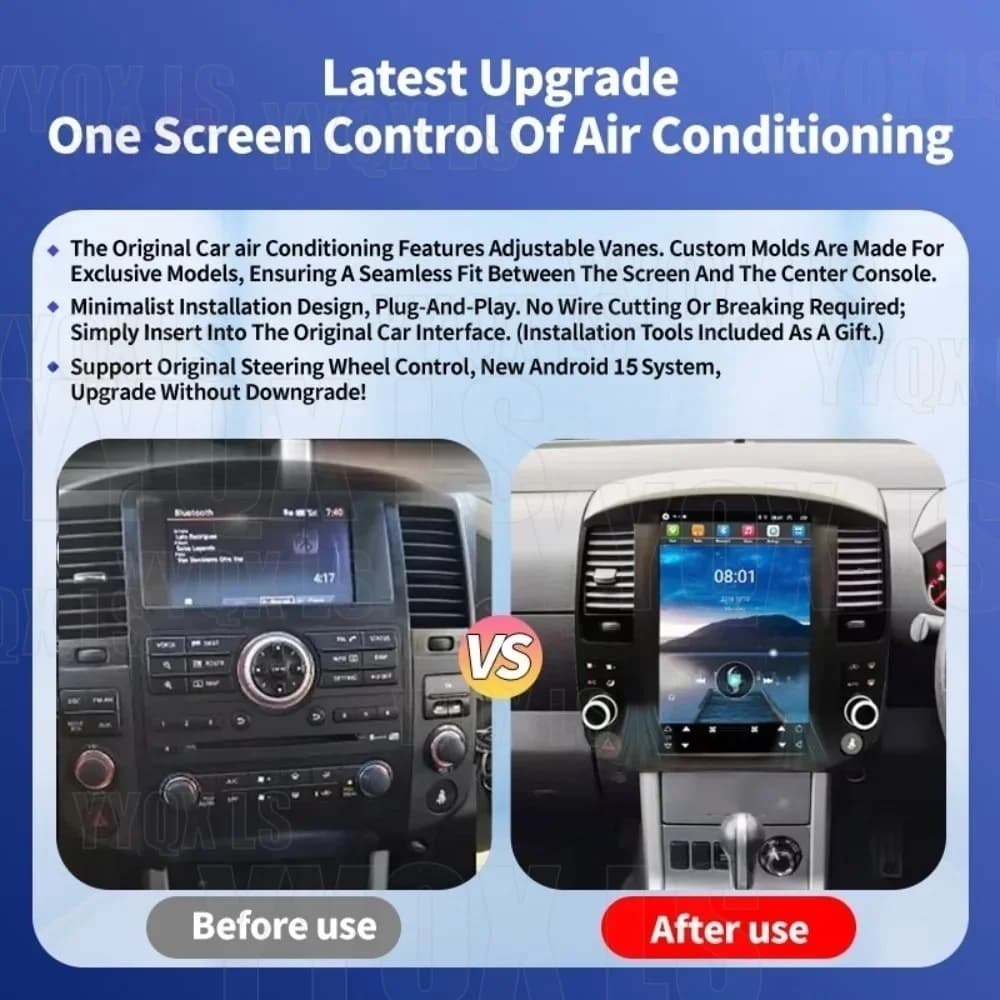 Autoradio Android per Nissan Pathfinder r51 2008-2012, lettore multimediale stereo, navigatore GPS, sistemi auto intelligenti, CarPlay, WIFI, 4G