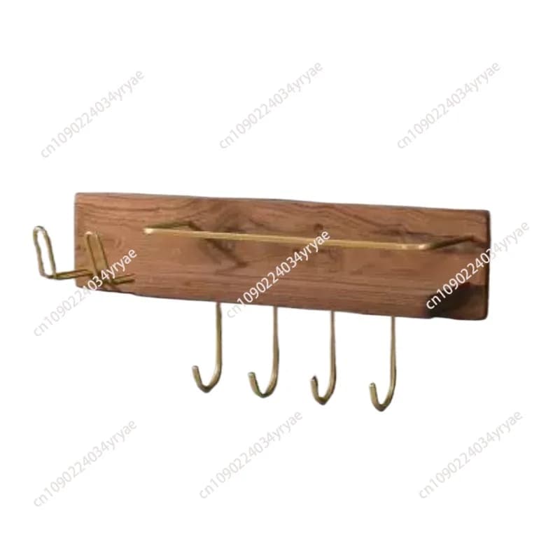 Mensole da bagno in legno massello Asciugacapelli Mensola a muro Tazze Portaoggetti per doccia Accessori per il bagno Organizzatore per doccia