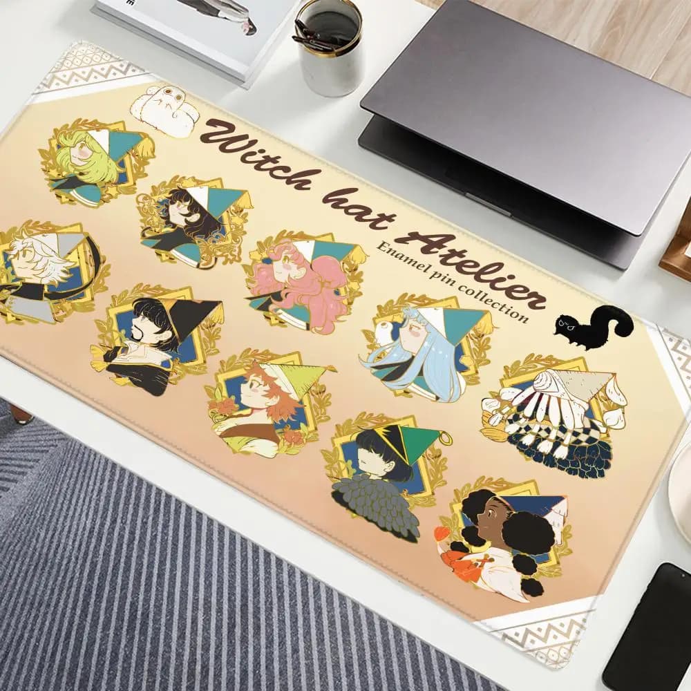 Anime Witch Hat A-Atelier Mousepad Non-slip Suitable For Office Computers Laptops E-sports Game Desk Mats XXL Keyboard HYBXAXC