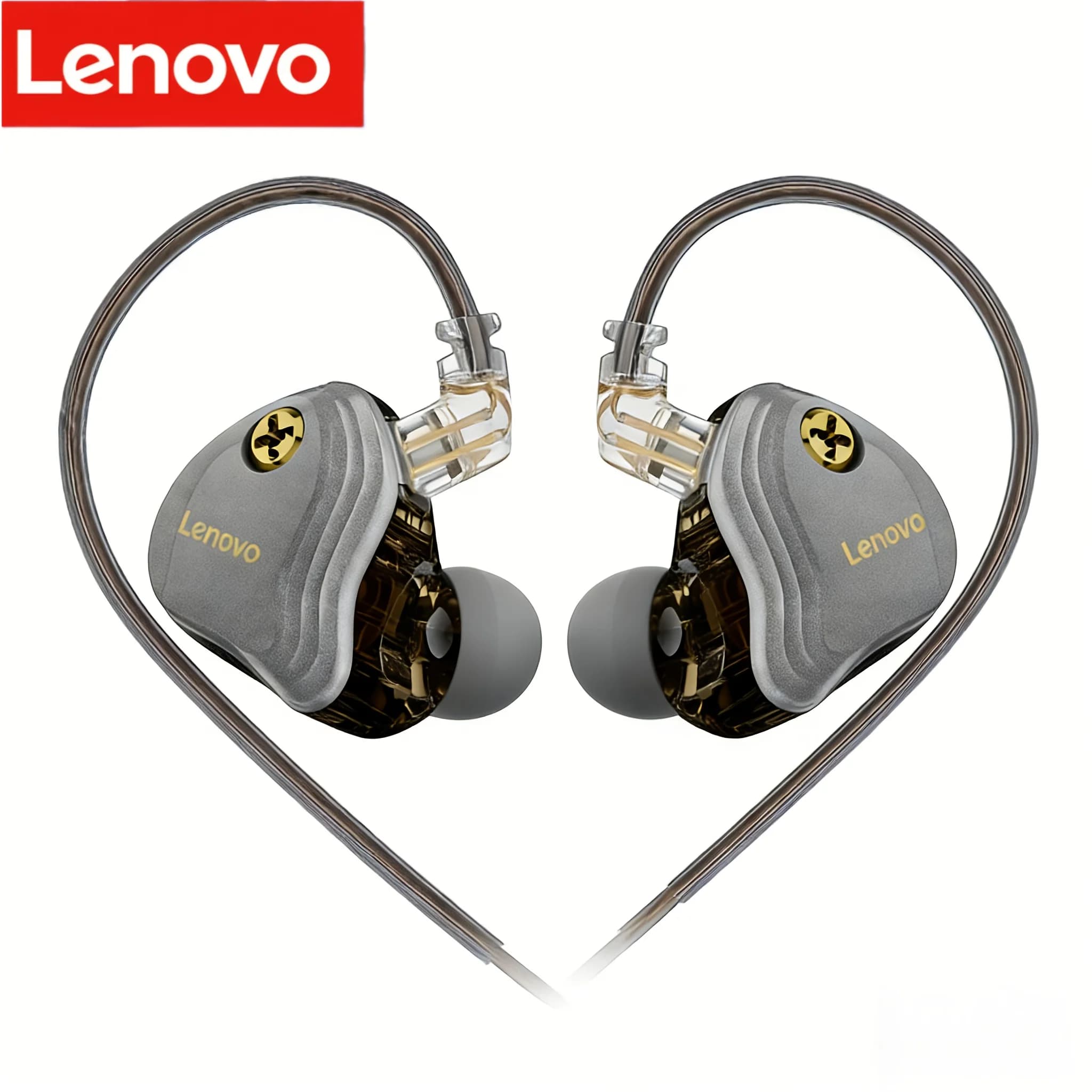 Lenovo E18 In Ear Wired Gaming Earphones 3.5mm Jack Built‑in Mic Inline Control Stereo Bass Headset for Phone PC Laptop