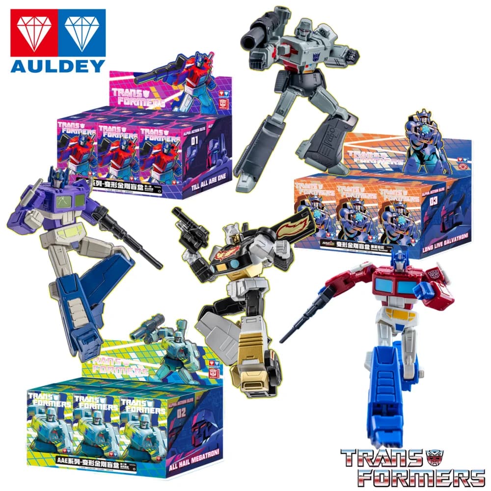 ADLDEY Transformers Blind Box AAM Serie 1-3 Multi-Version Action Mech Figure Include Rara Variante Chase Regalo per Collezionisti