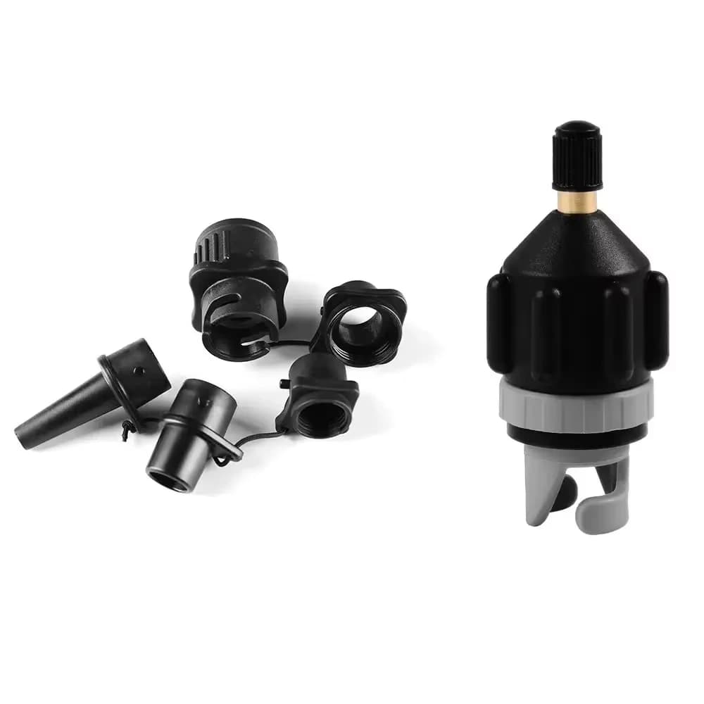 Multifunction Air Valve Adaptor Kit For Board Inflatable Pump Adapter Paddle Boat Kayak Air Valve Pump Connectr Combo Kit