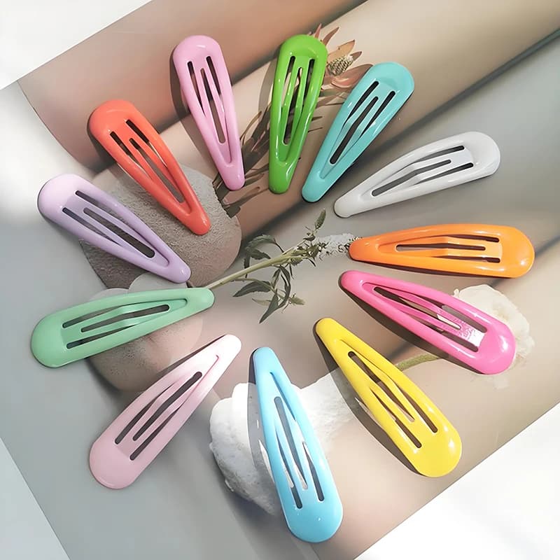 Fermaglio per capelli BB a tinta unita da 4,8 cm per bambine, graziosa forcina per frangia e fronte, accessorio per acconciature quotidiane per neonati e bambini