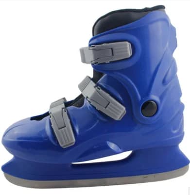Most Popular Impactive Resistance Plastic Hard Shell Adjustable Sizes Ice Skates Shoes for Adult