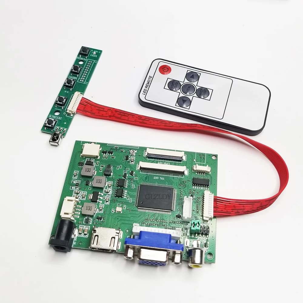 Universal TFT TN IPS LCD Screen Display HDMI VGA AV Driver Control Card Support FPC 40Pin LVDS 50Pin TTL LCD Panel Monitor FAI DA TE