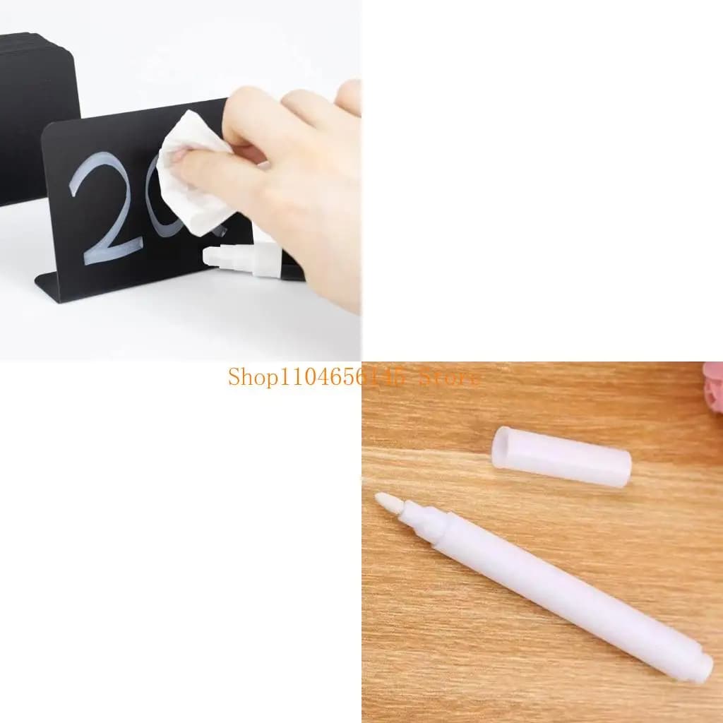 Mini lavagne Etichette per lavagna riutilizzabili Lavagna per messaggi cancellabile Mini lavagna Segno Mini etichette per gesso Lavagna per messaggi