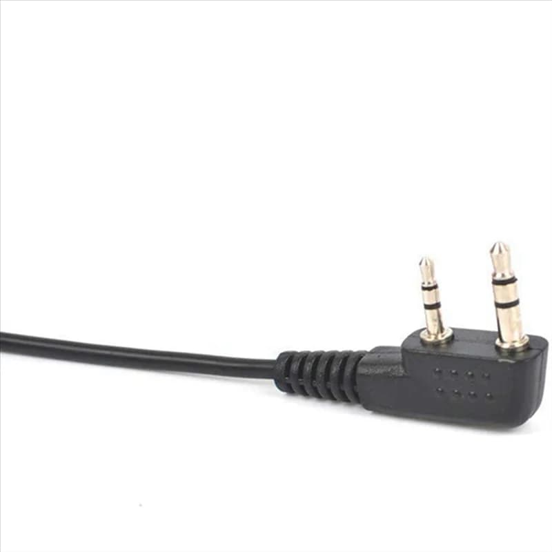 A40I Kit auricolare a filo singolo MIC PTT Microfono a forma di D 2 pin Radio Auricolare Walkie Talkie Gancio per l'orecchio