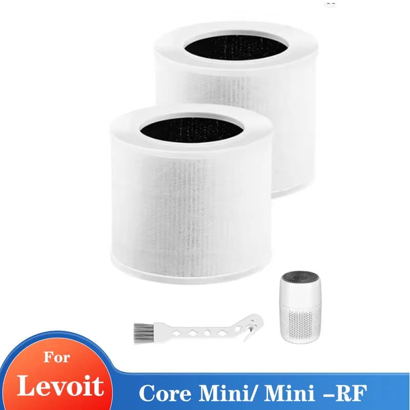 Compatibile con il purificatore d'aria LEVOIT Core Mini-P, filtro a carbone attivo HEPA ad alta efficienza 3 in 1 PM2.5 Pulizia degli odori di formaldeide