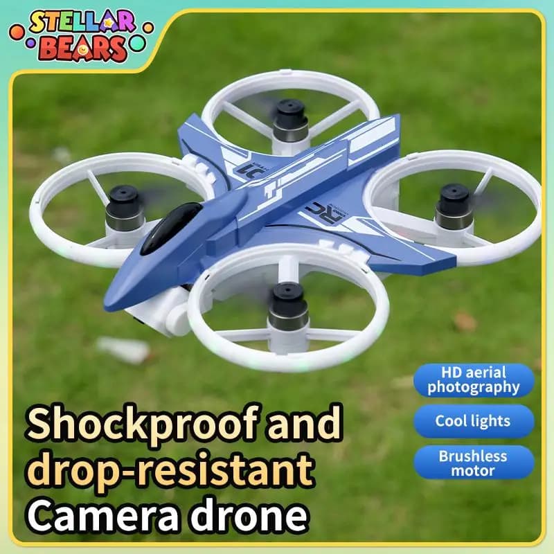 JJRC H132 Novice RC Drone Trainer 480P Telecamera di Controllo Remoto Stunt Quadcopters Droni Giocattolo Luci Colorate Bambini Regali Di Natale