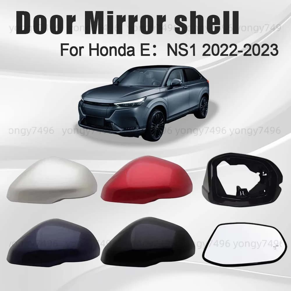 Accessori per auto Ritmo elegante Oro Blu Specchio per porta Shell per Honda E:NS1 2022 2023 Cornice per obiettivo Copertura inferiore Nessuna fotocamera