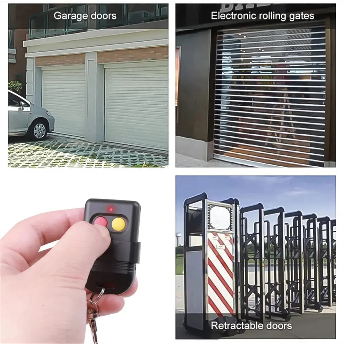Telecomando Duplicatore BOFF Smart Copy a Codice Fisso a 2 Canali per Apriporta Garage o Sistema di Allarme 330MHz