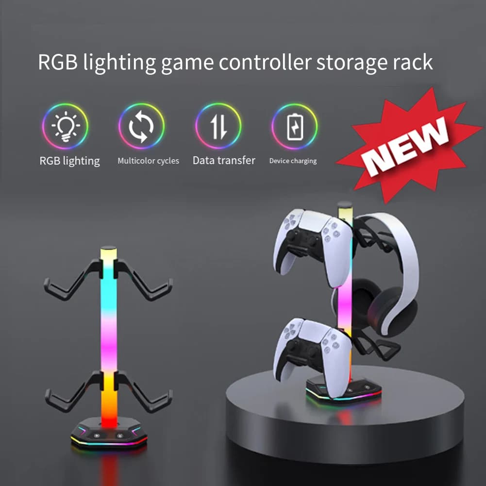 Supporto per controller di gioco e cuffie Supporto di archiviazione funzionale progettato per l'organizzazione degli accessori dei giocatori per Xbox per PS5 Pro