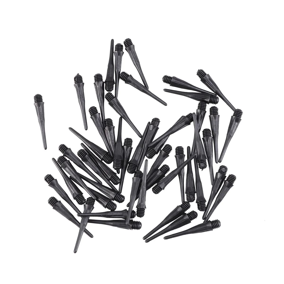 50 Pezzi Punte di Ricambio per Freccette, Accessorio in Robusto PVC Antiscivolo, Montaggio Sicuro per l'Uso