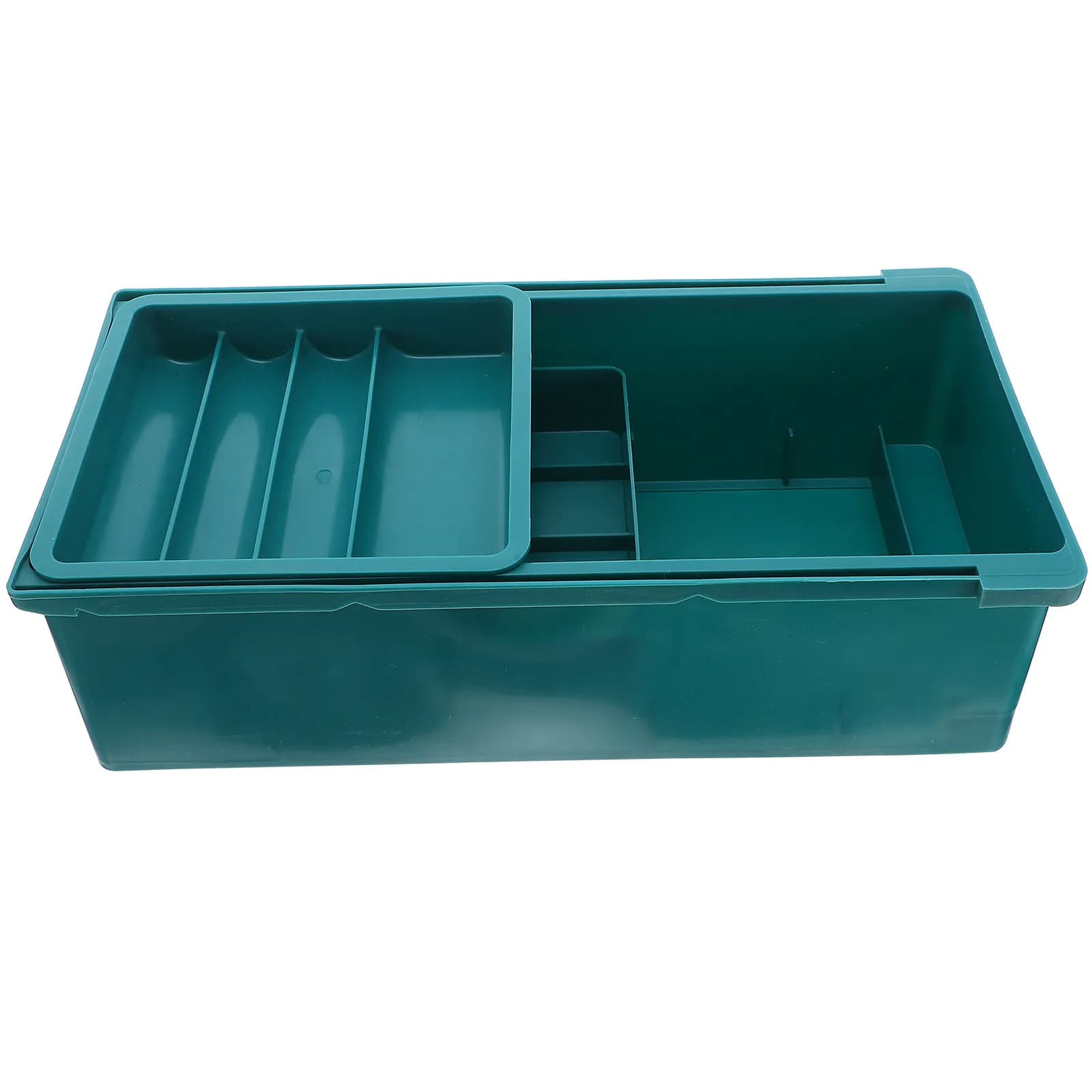 Organizzatore Sotto Scrivania a Tre Livelli, Cassetto in Plastica per Attrezzi da Cucito, Forniture per Ufficio, Design Salvaspazio per Casa e Ufficio