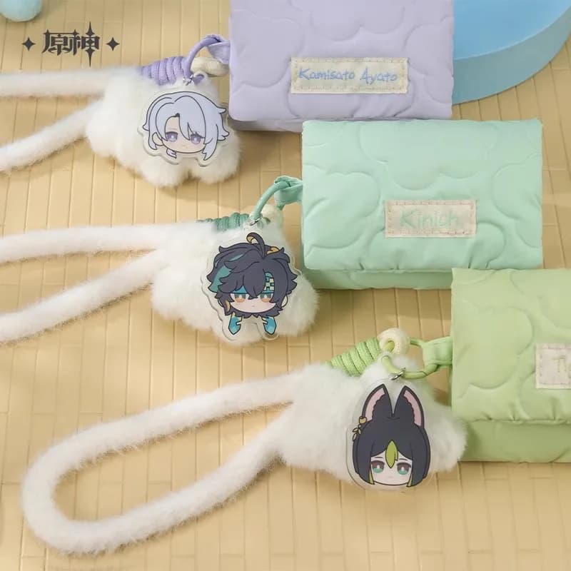 [Originale] miHoYo Game Genshin Impact Sweet Dream Series Borsa portaoggetti a forma di cartone animato Tighnari Kinich Borsa per il trucco Borsa a mano Cosplay Regalo di Natale