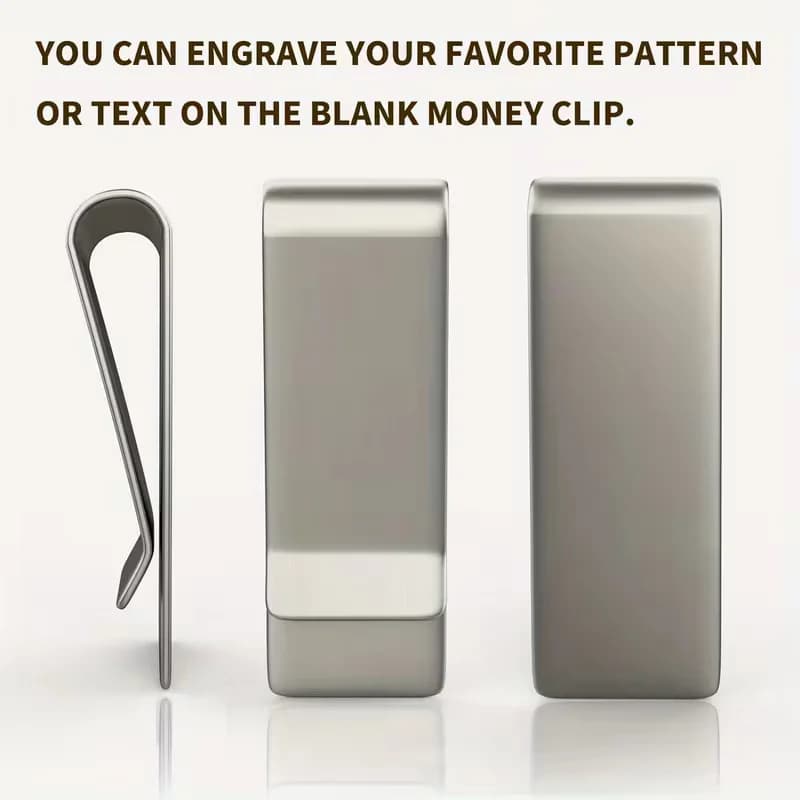 2/4pcs Elastic Stainless Steel Clip, Mini Fashionable Minimalist Money Clip Wallet for Cash And Credit Card Holder