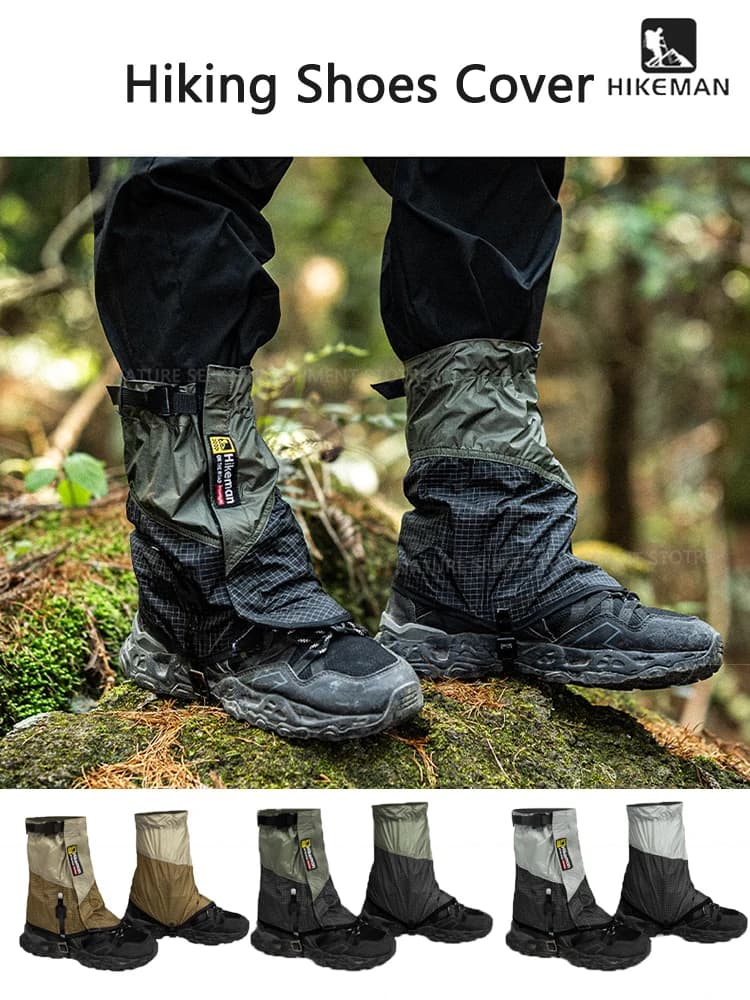 HIKEMAN Trekking Gloves Ghette Outdoor Climbing Winter Skiing Snow Shoes Hiking cover Hunting leg Foot for sand prevention