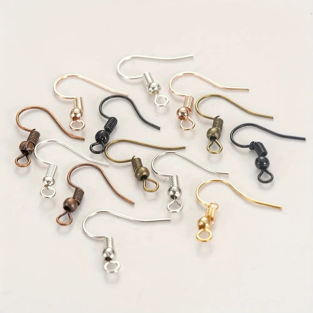 20X17MM Metal Earring Hook, Available in 7 Colors, Suitable for Creation of DIY Earrings and Jewelry Accessories