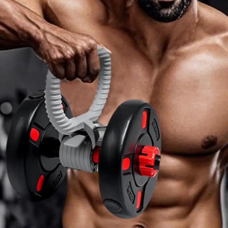 Kettlebell handle with lock mechanism and ergonomic handle for safe and stable exercises Fitness handle for