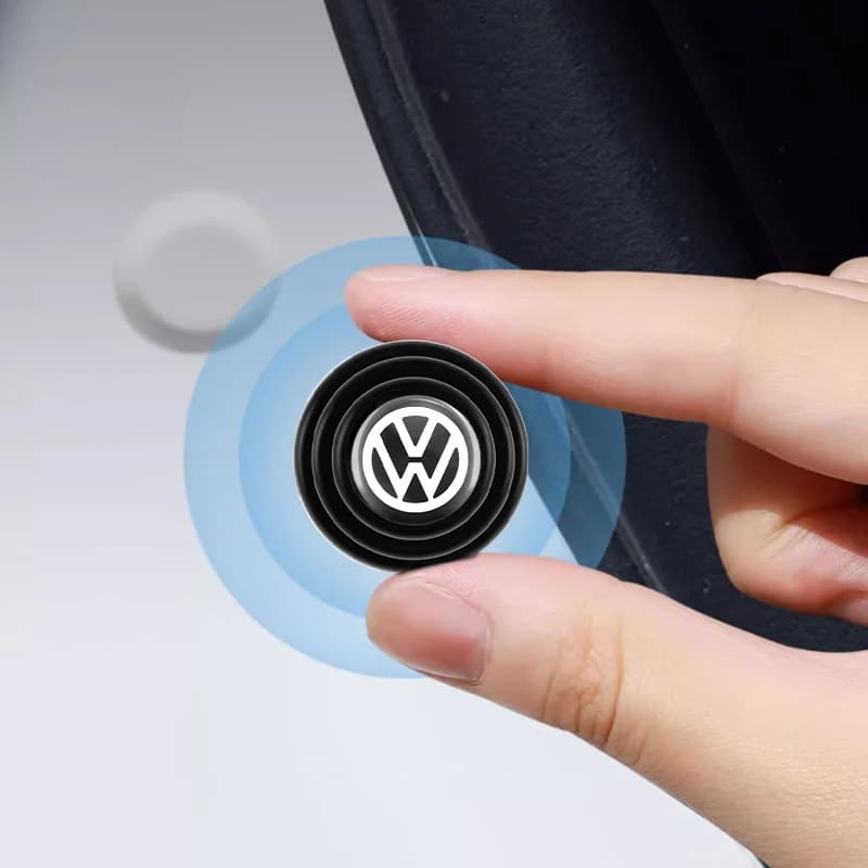Adesivi in Silicone per Portiere Auto, Tappetini Ammortizzanti e Insonorizzanti per Volkswagen GTI R-Line Golf Passat Scirocco Ac