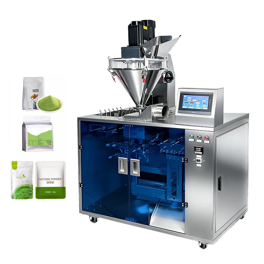 Coffee Powder Premade Bag Packing Machine for Matcha Milk Cocoa Protein Spice Stand up Zipper