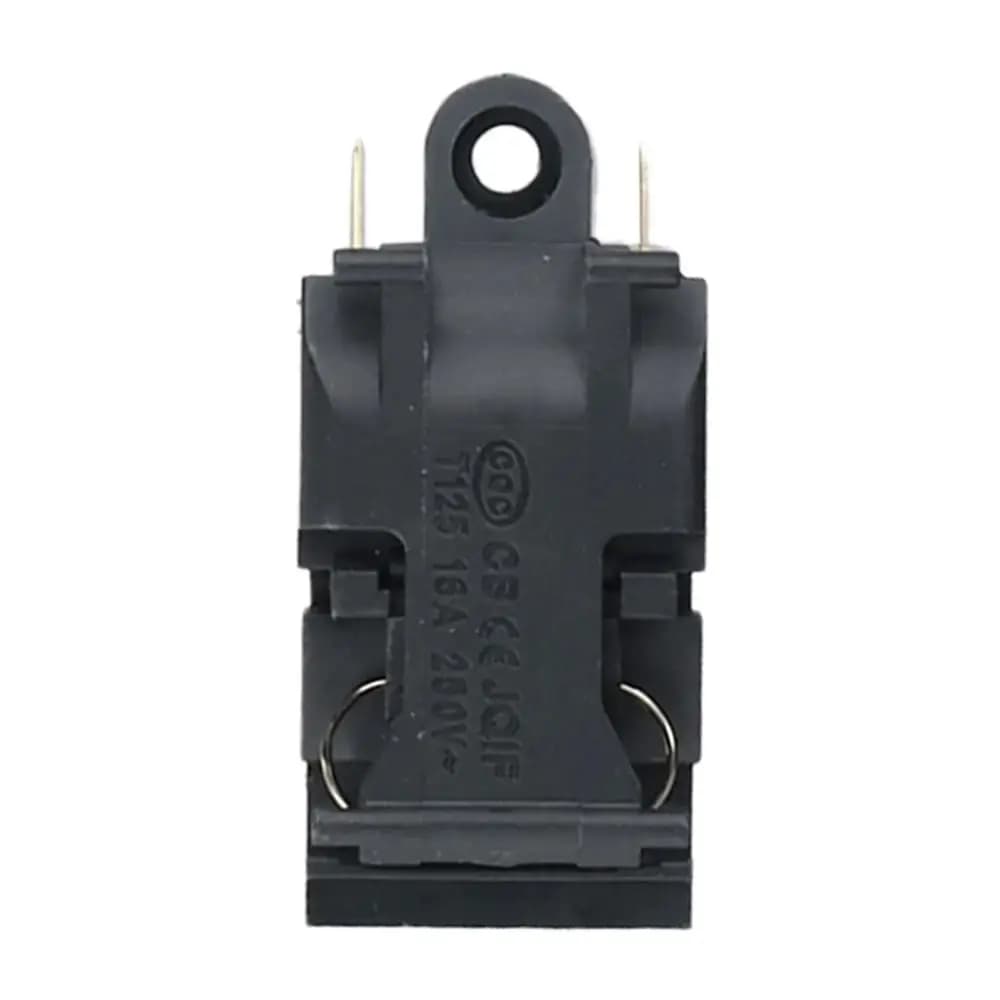 10 Pezzi Nuovo Interruttore per Bollitore Elettrico 250V, Termostato Nero a 2 Pin per Controllo Temperatura 16A XE-3 JB-01E, Ricambio per Cucina