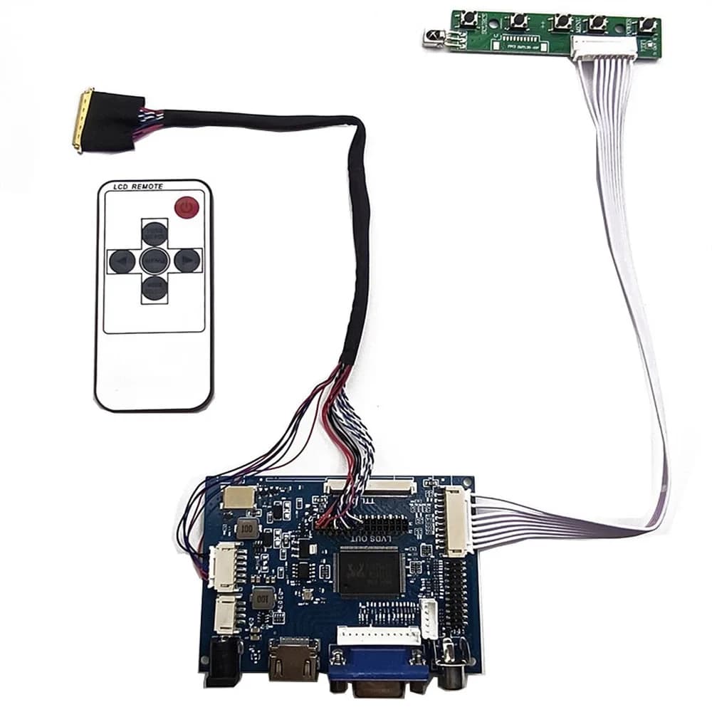Kit monitor scheda controller HDMI + VGA + 2AV N101L6 N101L6-L01/L02/L03/L05/L06/L0A/L0B Driver scheda controller schermo LCD LED