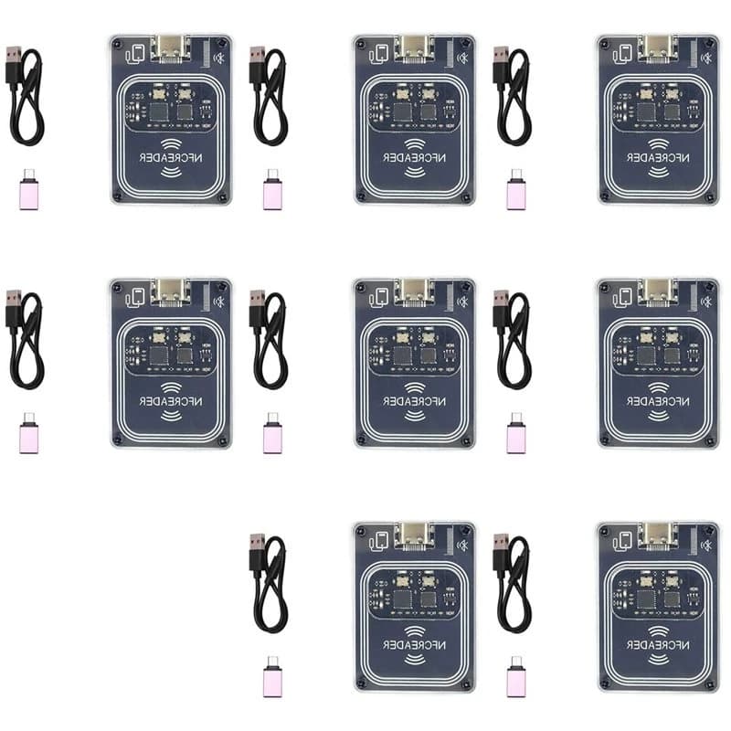 Y22A-8X PCR532 NFC RFID Bluetooth Wireless Module IC Card Reader Writer RFID Emulator Minicopy With Type-C Interface
