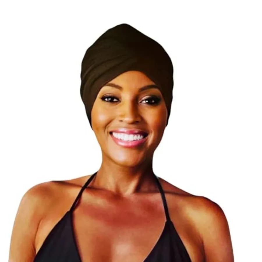 Turbante da Nuoto Impermeabile Extra Large, Cappello da Nuoto. Mantiene i capelli asciutti. Protezione da piscine, acqua salata e raggi UV. per Long Ha