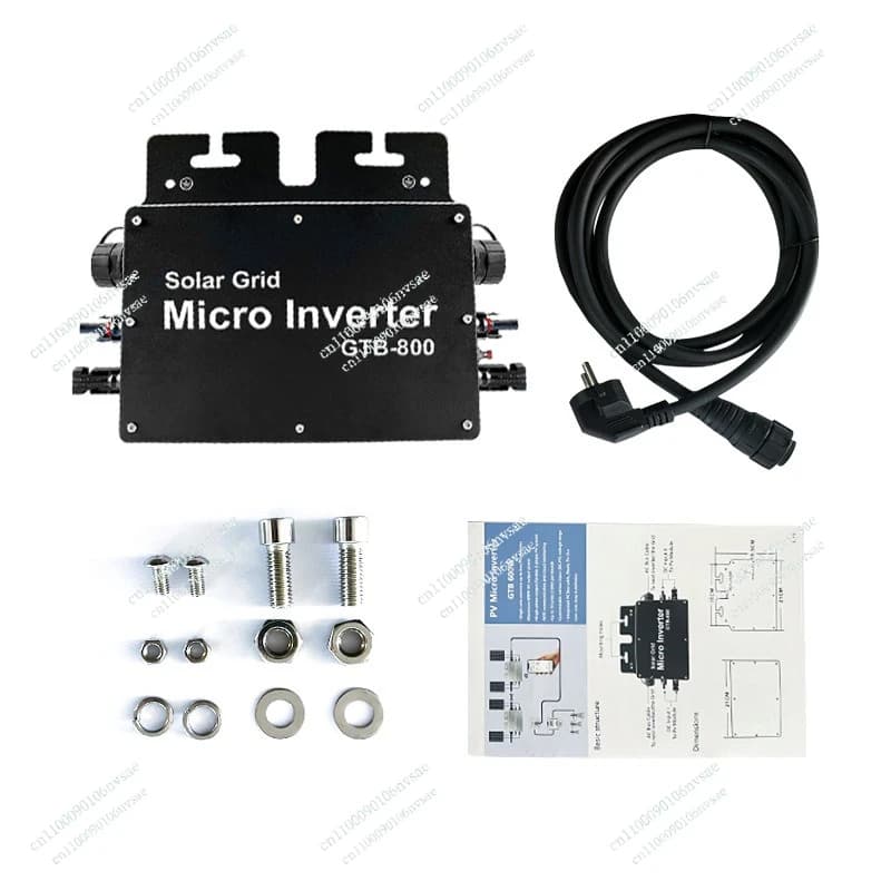 L'inverter corrispondente al pannello solare non impedisce la corrente inversa dell'inverter connesso alla rete da CC a CA