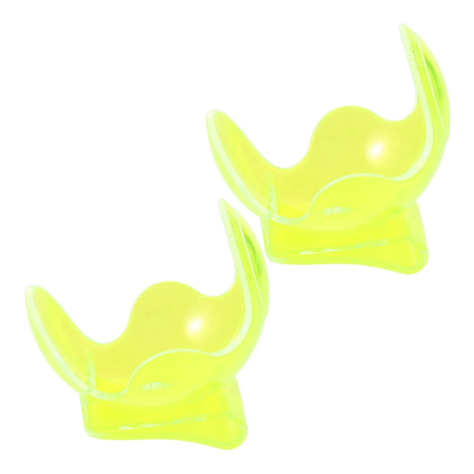 2 Pezzi Clip da Cintura Giallo Fluorescente per Palline da Tennis, Supporto Sicuro Portatile Facile da Installare, Accessorio Sportivo per Allenamento