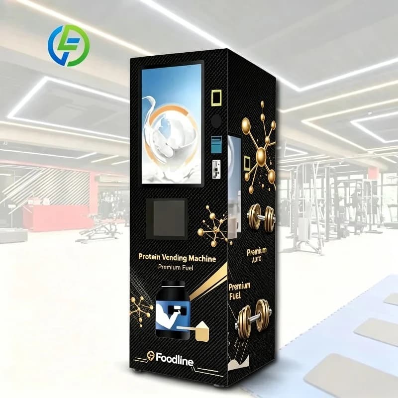 FL Customized Touch Screen Fully Automatic Protein Powder Vending Machine Gym Fitness Protein Shake Vending Machine