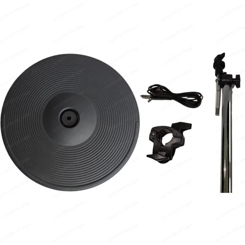 Pad per Cymbal Silenzioso a 3 Zone da 13 Pollici, Pad per Cymbal Ride Universale, Alternativa Professionale al CY-13R per Batteria Elettronica