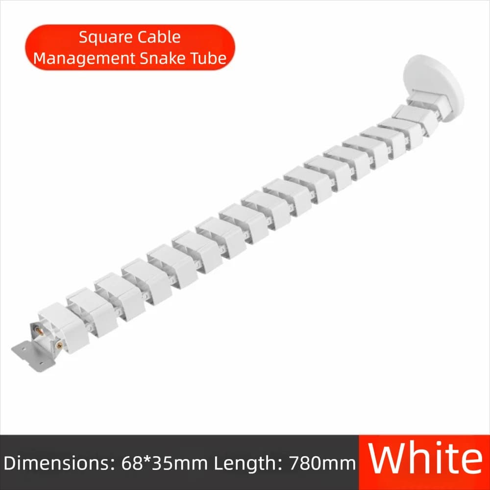 Manicotto per cavo con colonna vertebrale con design a morsetto Struttura delle vertebre della workstation di gestione dei cavi regolabile in altezza con ingresso quadruplo