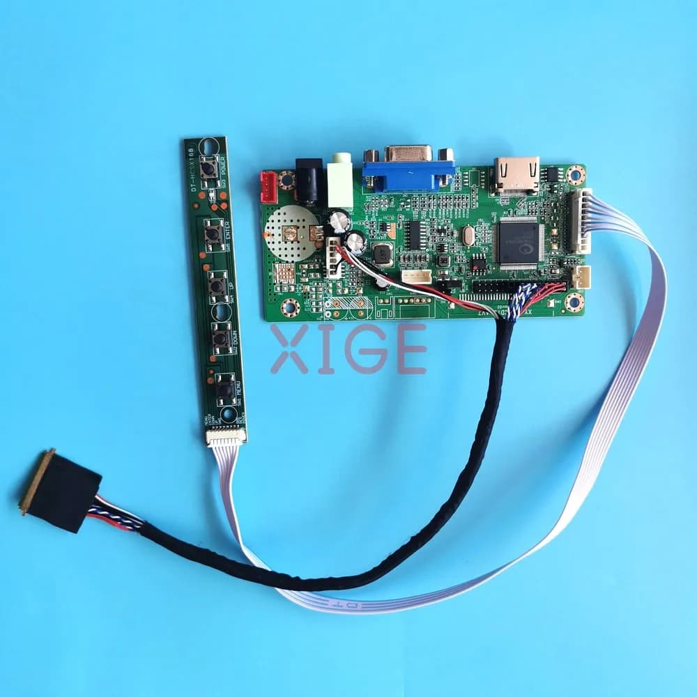 DIY Kit For B156XTN04.2 B156XTN04.3 Laptop Matrix 1366x768 HDMI-Compatible LVDS 40 Pin VGA 15.6" 58C Driver Controller Board