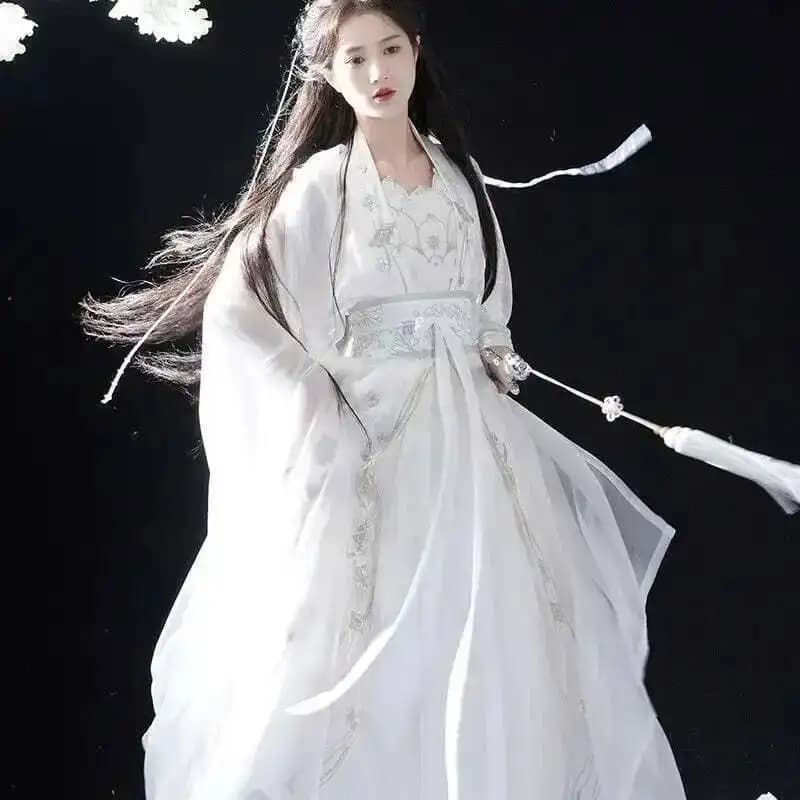 Silver Moon Flying Frost High End Wei, Jin, Southern And Northern Dynasties Xiake Ancient Costume Xianu Handsome Hanfu Spring