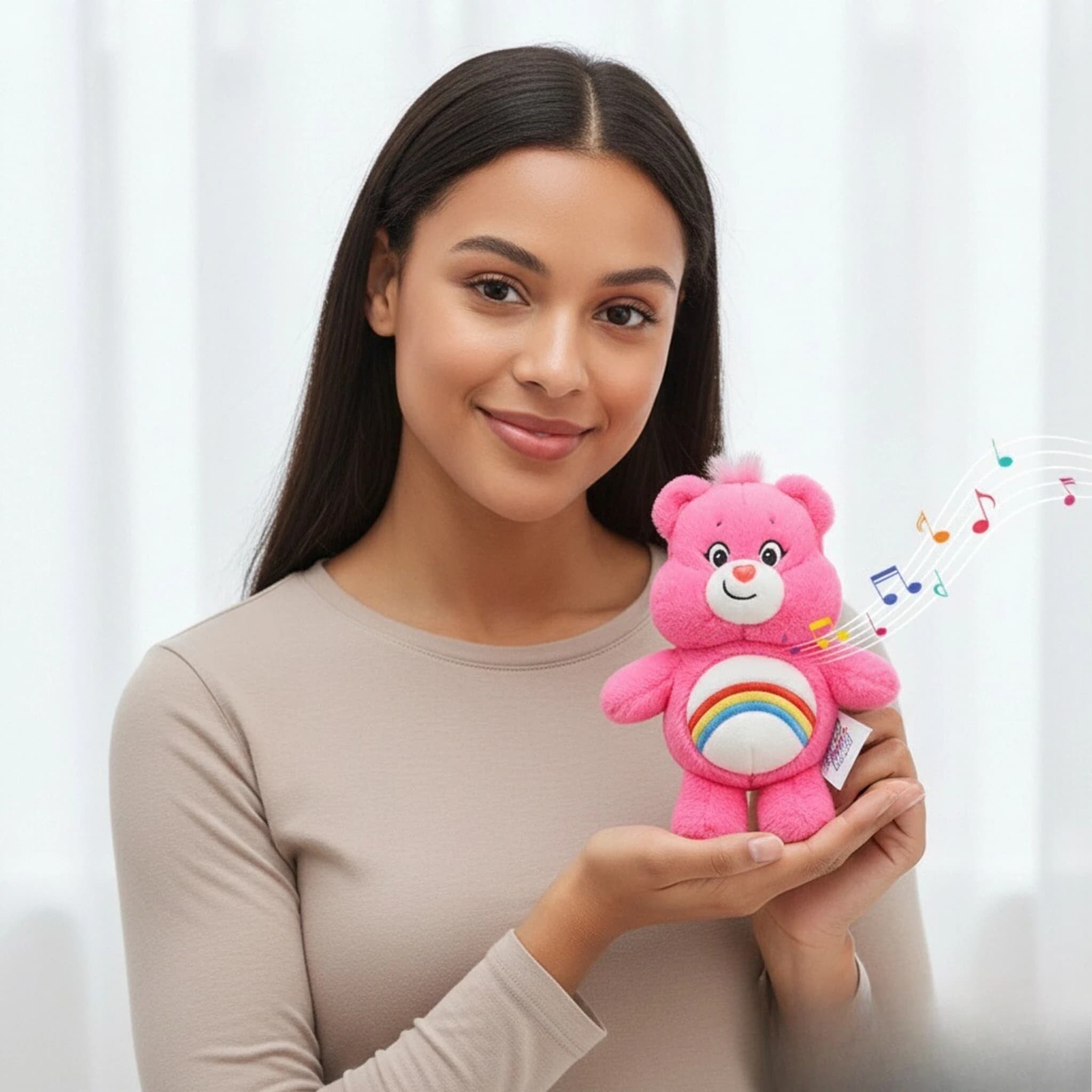 Care Bears Plush Kawaii Carebears Rainbown Bear Plush Anime Hobby Toy Doll Pendant Birthday Gift Room Decorations