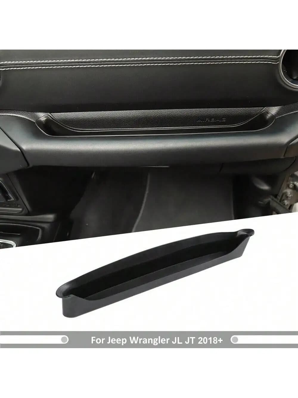 Hot 1PCS Nero Maniglia Laterale Passeggero Scatola di Immagazzinaggio Organizzatore Per Jeep Wrangler JL JT Accessori
