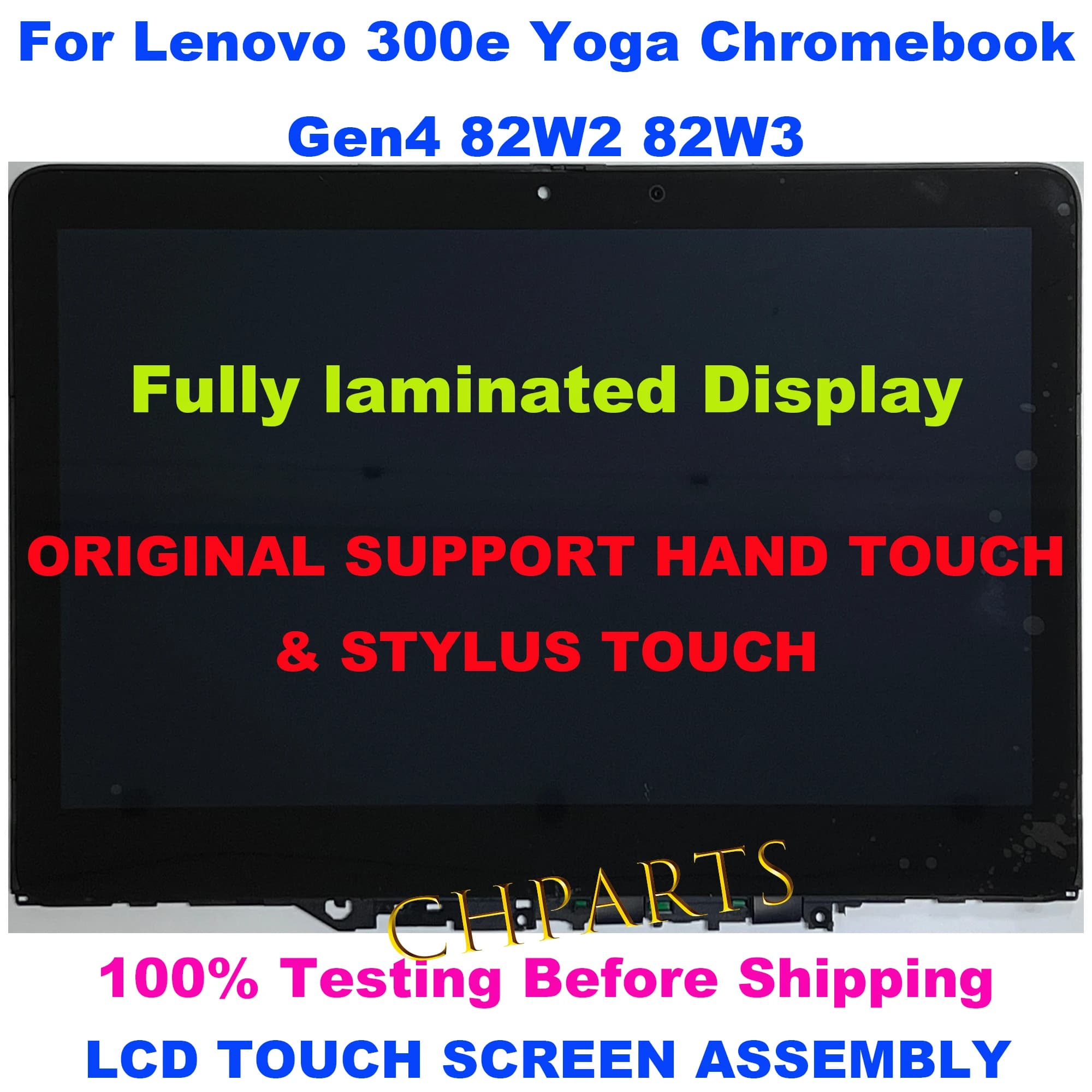 IPS 11.6 ''1366*768 Per Lenovo 300e Yoga Chromebook Gen 4 82W2 82W3 LCD Touch Assemblea di Schermo 5D11C95909 300w Yoga gen 4 82VN