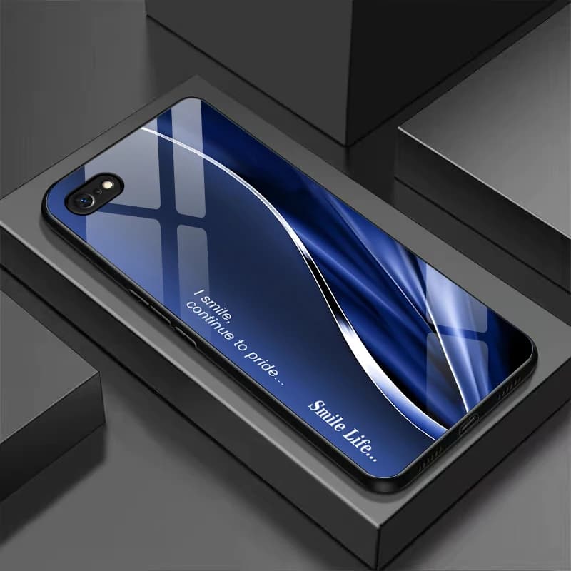 Adatto per [iPhone 6 6s 7 8 Plus X XR XS MAX] Cover per telefono in vetro, Proteggi custodie morbide