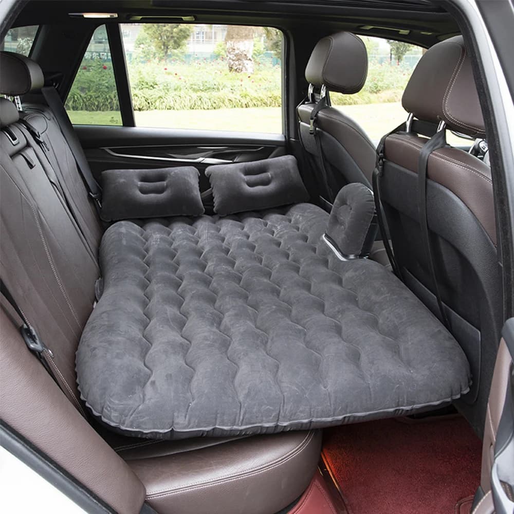 Universal Car Travel Inflatable Bed Set Auto Back Seat Trunk Mattress Air Bed Pillow Used For Travel, Camping, Family Outing