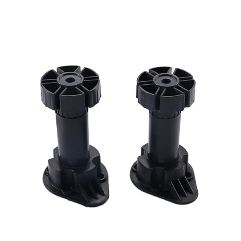 4 pcs/lot furniture cabinet plastic legs 8/10/12/15cm height kitchen feet, adjustable feet for furniture leg support