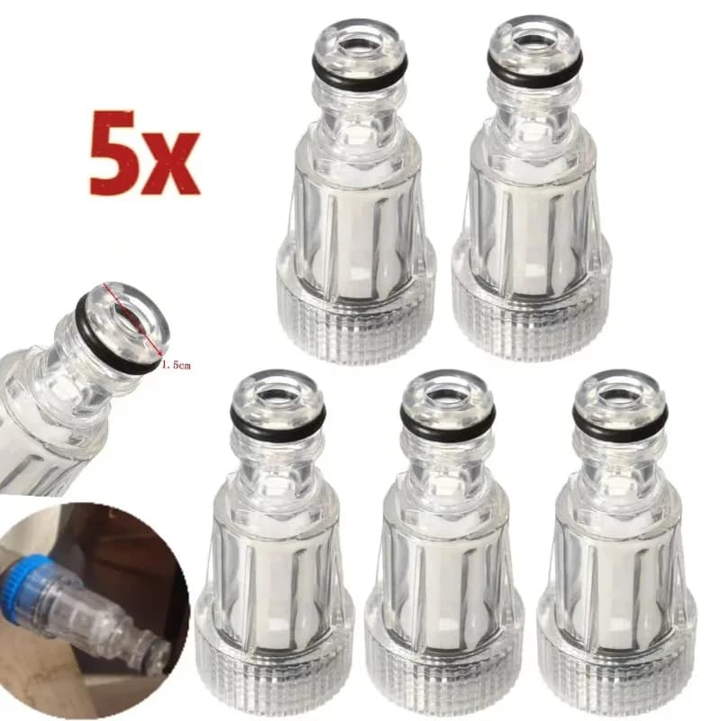 1/2/5x Threading Tap Quick Connector Washing Machine Water Filter High Pressure Washer Garden Tube Adapter For K2-K7