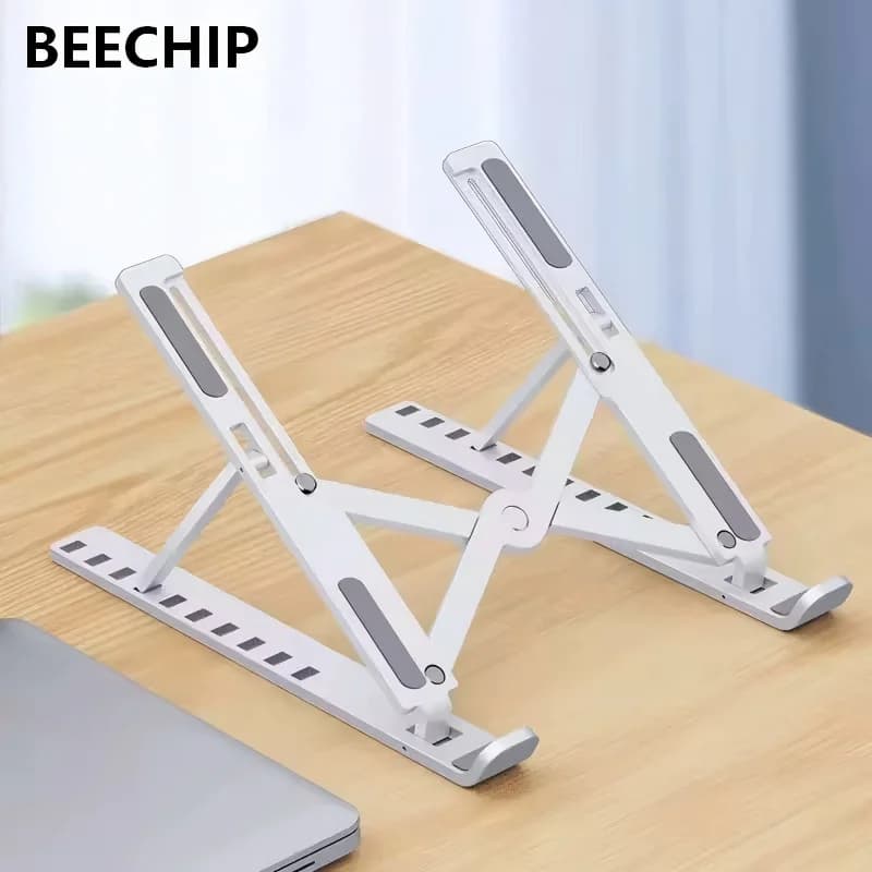 Laptop Foldable Support with Cooling, Adjustable Ergonomic Base for Notebook, Laptop Accessories and Tablet