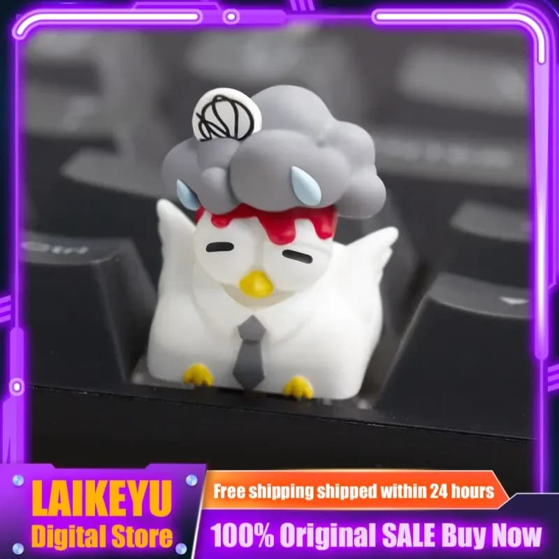 Theme cups series Working Chicken Keyboards Game key collection for PC in funny and cute resin Custom cups gift