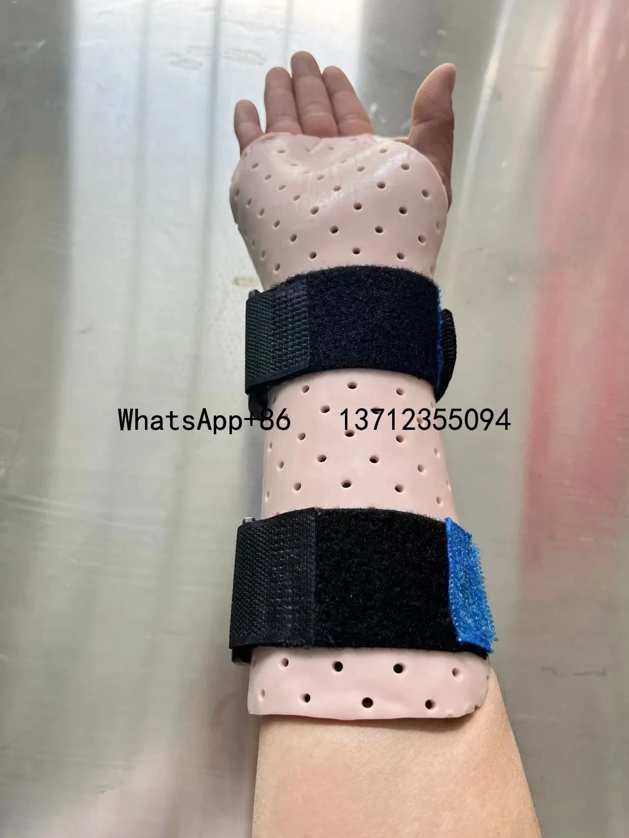 Stecca termoplastica per immobilizzazione del polso della mano Brace Bendaggio Fisioterapia Riabilitazione funzionale