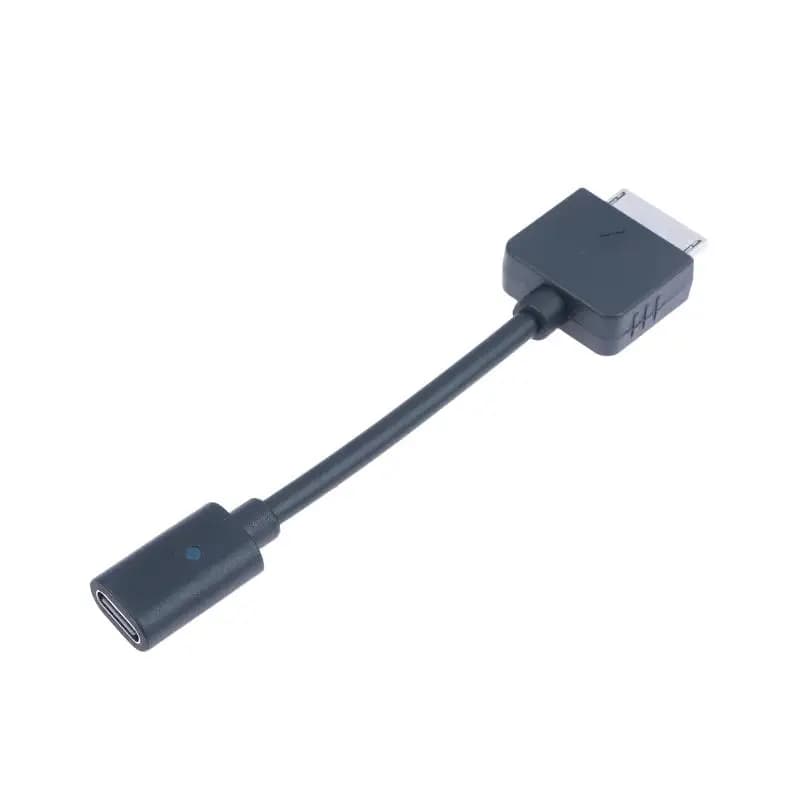 Cavo di tipo C da 2 pezzi per PSP Go, adattatore dati di ricarica, cavo convertitore LED USB C per console di gioco PSP Go, cavo di alimentazione