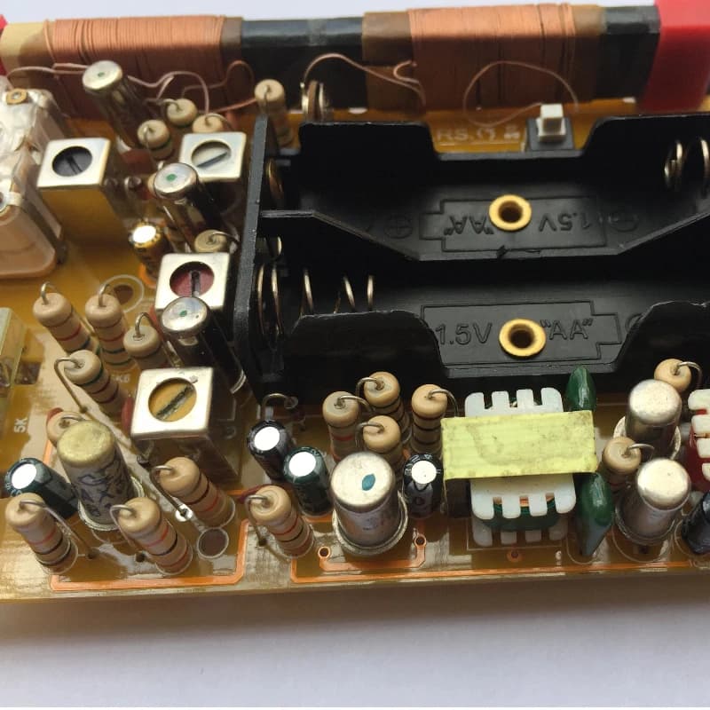 Luce rossa versione 2P3 Kit di formazione per la scuola di Radio al germanio Nostalgia autosaldante (le parti non includono la calotta)